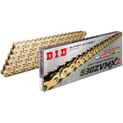 DID530ZVM-X2 X-Ringkette in Gold (G&G) verbesserter Haltbarkeit für Cagiva Elefa