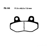 Bremsbelag BremsbeläGe EBC FA086HH Vorne FüR Sachs Madass 50 Automatic 2005-2008