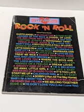 We Love Rock N Roll Sheet Music Voice/Piano/Guitar Beatles Elvis Stones Etc