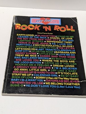 We Love Rock N Roll Sheet Music Voice/Piano/Guitar Beatles Elvis Stones Etc 