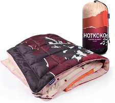 Down Camping Blanket,Warm Puffy Lightweight Camp Blanket Outdoor