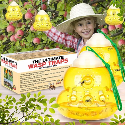 #ad #ad Wasp Trap Bee Trap Catcher Outdoor Hanging Wasp Repellent Insect Trap Non Toxic $29.39
