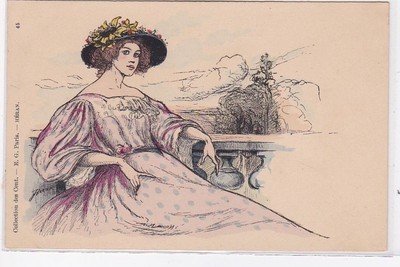 Hundertsammlung: illustrierte Postkarte von Heran - sehr guter Zustand