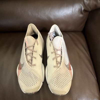 Nike Air Zoom SuperRep 2 Cushioned Breathable Men's Beige Black Orange Sneaker