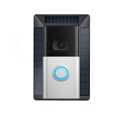 Solar Charger for Ring Video Doorbell 3 3 Plus 4 Battery Doorbell Plus Pro Black