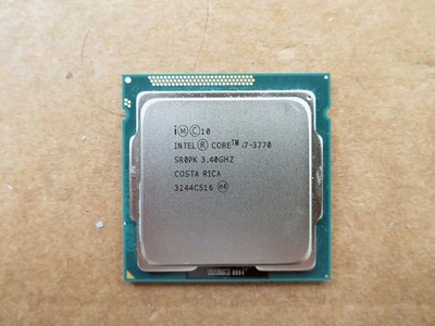 Intel Core I7-3770 Processor (3.40GHz, 4 Cores, Socket H2 LGA-1155) - SR0PK