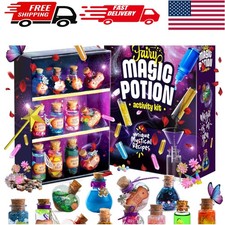 Enchanting Fairy Magic Potion-Making Kit - 60-Piece Craft Set for Kids Ages 6-10