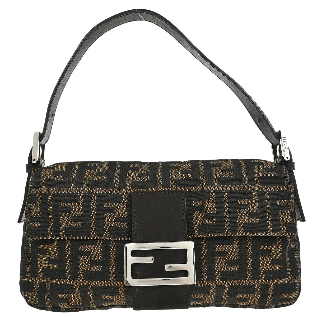 Fendi Brown Zucca Baguette Handbag 2321/26424/008 116782