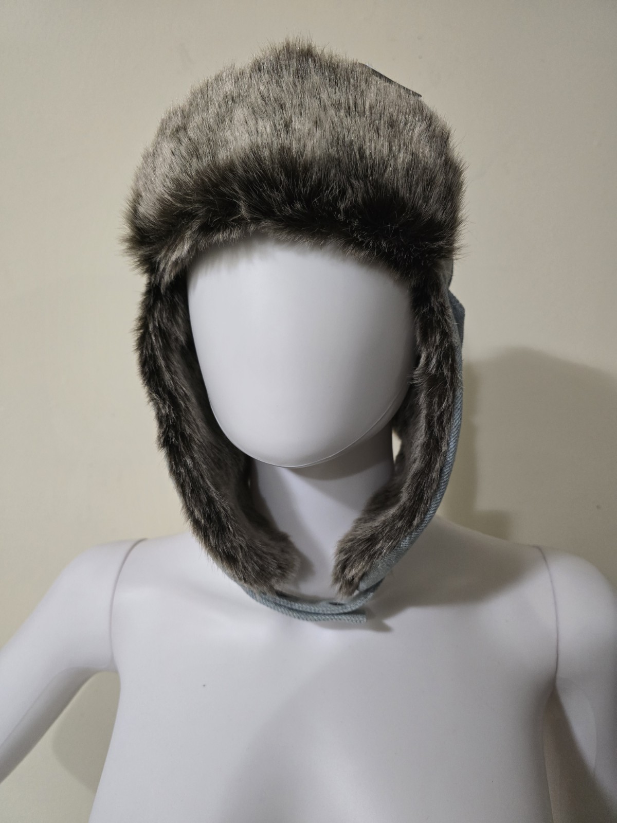 unisex trapper denim hat thumbnail 6