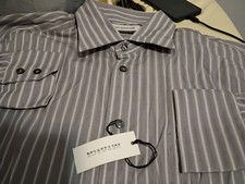 NEW TAGS ON VERSACE DRESS SHIRT $295 16 SLIM COTTON SPECIAL FABRIC