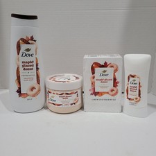 4pk Dove Limited Edition Holiday Treats Maple Glazed Donut Body Care Set