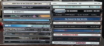Music CDs Lot of 20 Eclectic Mix Some New Exactly As Shown Pixies Devo Muse Moby