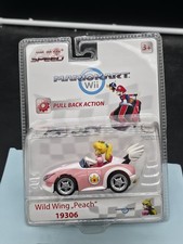 Mariokart Wii Wild Wing Princess Peach Pull Back Car New