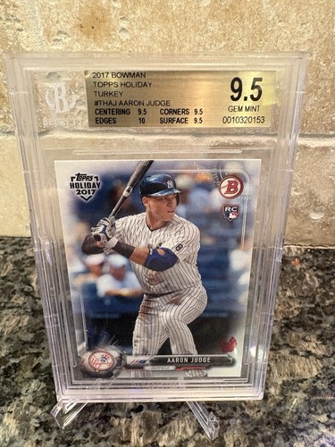 Aaron Judge [Turkey] #TH-AJ 2017 Topps Holiday Bowman card
