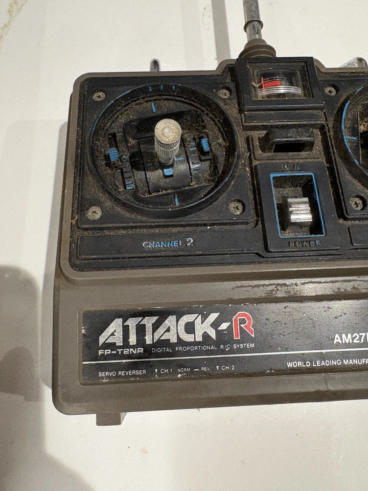 FUTABA ATTACK SPORT R FPT2NR Controller Transmitter RC RADIO TX vintage - Image 3 of 4