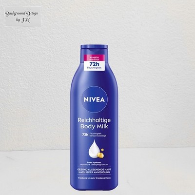 400Ml Nivea Rich Body Milk 72H Intensive Moisture Almond Oil