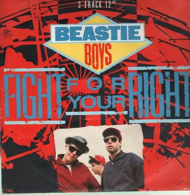 Beastie Boys Fight For Your Right Vinyl Single 12inch NEAR MINT Def Jam