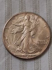 Choice AU/BU - 1941 Walking Liberty Half Dollar - 90% Silver - Uncirculated Unc