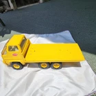 Tonka Yellow Gas Turbine FLATBED TANDEM Truck