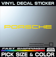 Porsche Sticker Vinyl Decal Motors Suv Car Truck Window Racing Pick Size Color