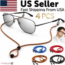 4X Adjustable Sunglasses Neck Cord Strap Eyeglass Glasses String Lanyard Holder