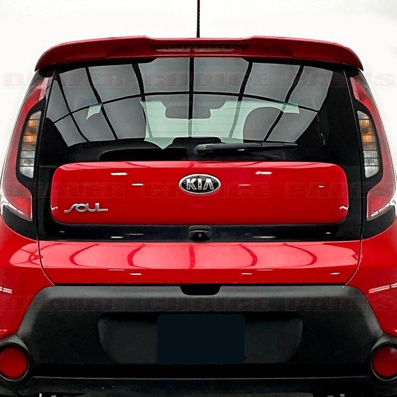 Glossy Black Factory Style Spoiler Wing For 2014 15 2016 2017 2018 2019 Kia Soul - Image 2 of 4