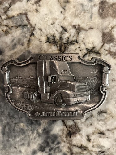 Vintage IH International 8300 Semi Tractor Truck Trucker Belt Buckle Tonkin Inc.