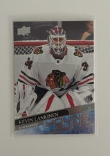 2020-21 Upper Deck Young Guns Kevin Lankinen Rookie Card RC #497. rookie card picture