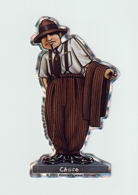 Homies Figuren Aufkleber / Sticker - Chuco - 10 x 5 cm - Homie Rollerz - Neu