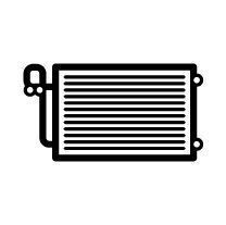 Condenser, air conditioning NRF NRF350342
