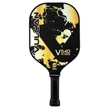 Vulcan V540 Hybrid Pickleball Paddle, Gold Splatter