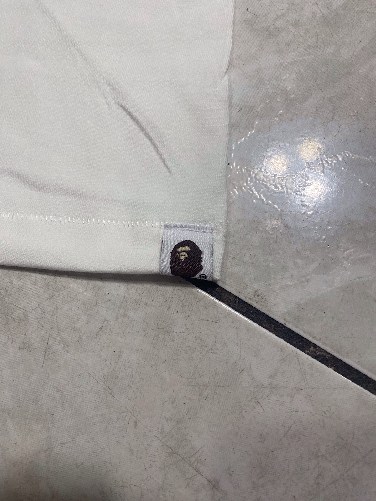 A Bathing Ape plaid graphic print T-Shirt size XL regular fit tags included  thumbnail 5