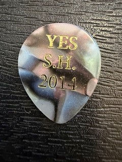 YES / STEVE HOWE / 2014 / ASIA / ONE SIDED / TOUR GUITAR PICK