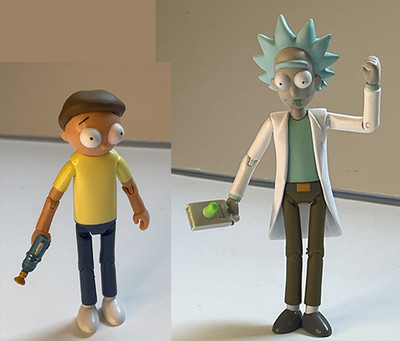 Rick & Morty Rick Sanchez + Morty Smith Funko 5'' Action Figures 2017