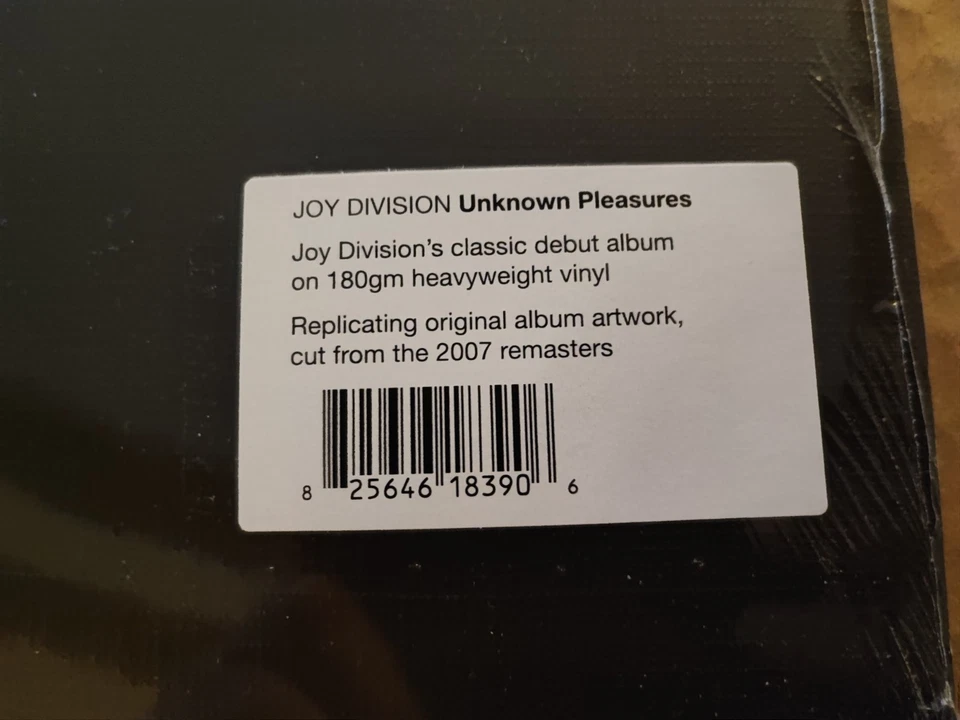 JOY DIVISION - Unknown Pleasures - RE 2015 - Factory FACT 10R 180g New Sealed/S - Photo 3/3