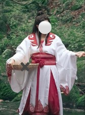 Mage Ancestor Cosplay Costume with Wig Loong Dragon Pattern L Used Japan