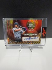 2026 Leaf Sports Heroes Heroic Moments Jeff Bagwell Red Prizm Auto HM-JB1 2/2 AU