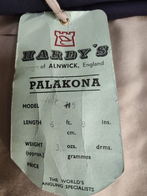 Vintage Hardy Palakona Fly Rod 6'8