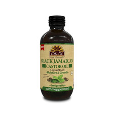 Okay Pure Naturals Black Jamaican Castor Oil - Castor Oil for Hair Growth, Moist