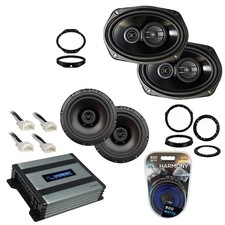 Fits Ford F-150 1519- Factory Speaker Upgrade Package Harmony R65 R69 HA-A400.4
