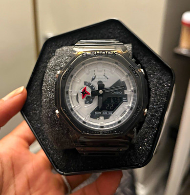 Casio G-Shock Analog-Digital Quartz 200m Steel Bracelet 45mm w/ Box