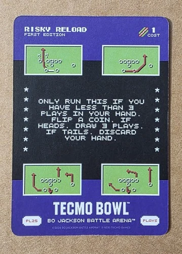 2026 Bo Jackson Battle Arena Tecmo Bowl Play PL25 Risky Reload