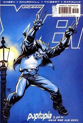 Uncanny X-Men (1963) # 395 Cover B (8.0-VF) 1st Mr. Clean 2001