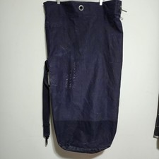 Borsa mare vintage blu navy USA n. 2 cotone tela anatra borsone stencil Vietnam