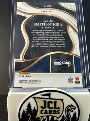 2023 Panini Select - Club Level Jaxon Smith-Njigba #259 Red