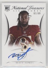 2015 Panini National Treasures Rookie Signatures RPS 7/99 Matt Jones Auto 06yt