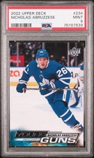 2022 Upper Deck Hockey - Nicholas Abruzzese - Young Guns #234 - YG ROOKIE - PSA