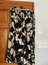 Midi Skirt,With Elastic Waistband Size L