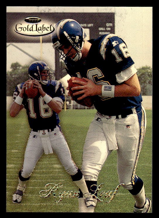 Ryan Leaf 1998 Topps Gold Label Class 3 #95 San Diego Chargers ESE