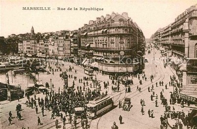 Tram Marseille Rue de la Republique 